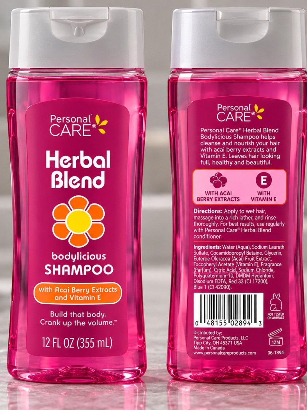 Persona Herbal Blend Bodylicious Shampoo - Pink